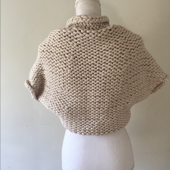 SOLDBrunello Cucinelli Cream woven cardigan jacket - Picture 3 of 5